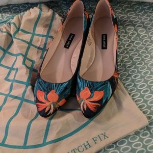 Nine West floral flats